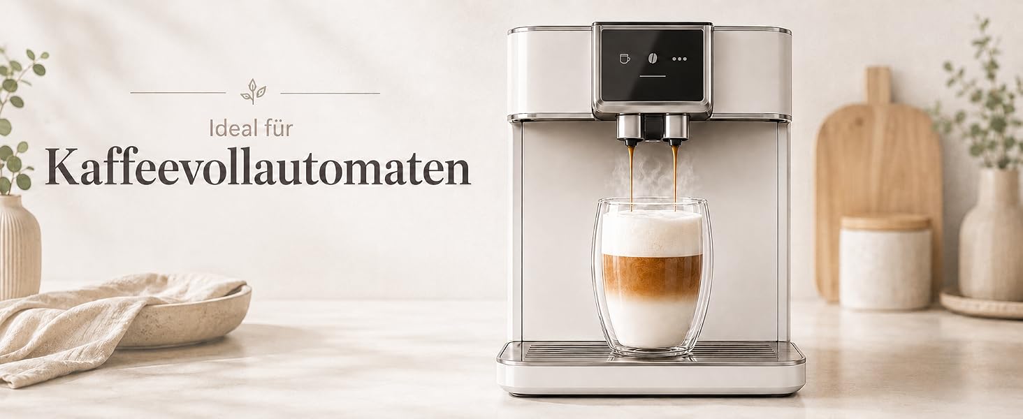 Modernes, doppelwandiges Design mit Schwebe-Effekt